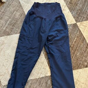 Amazon Navy Blue Maternity Scrub Pants